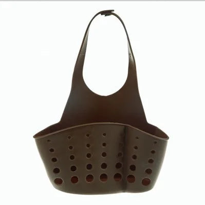 Porte-éponge d'évier de cuisine à suspendre, panier de vidange réglable, étagère à savon, organisateur pour robinet de salle de bain, accessoires de cuisine