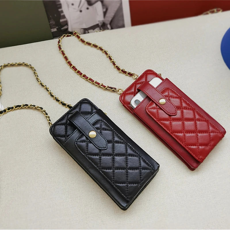 2023 Luxury Brand Handbag Lady Caviar Bag Designer Purse Women Top Quality Sheepskin Crossbody Bag Shoulder Bags Cellphone Pouch