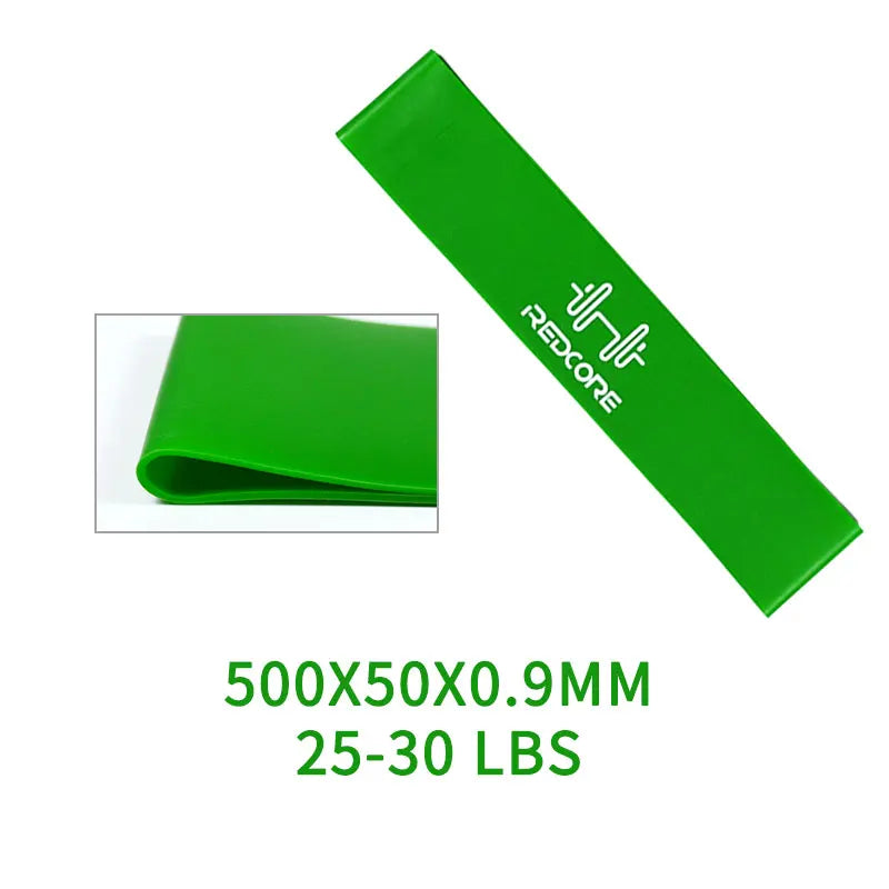 Natural Latex Mini Loop Resistance Bands for Yoga and Fitness
