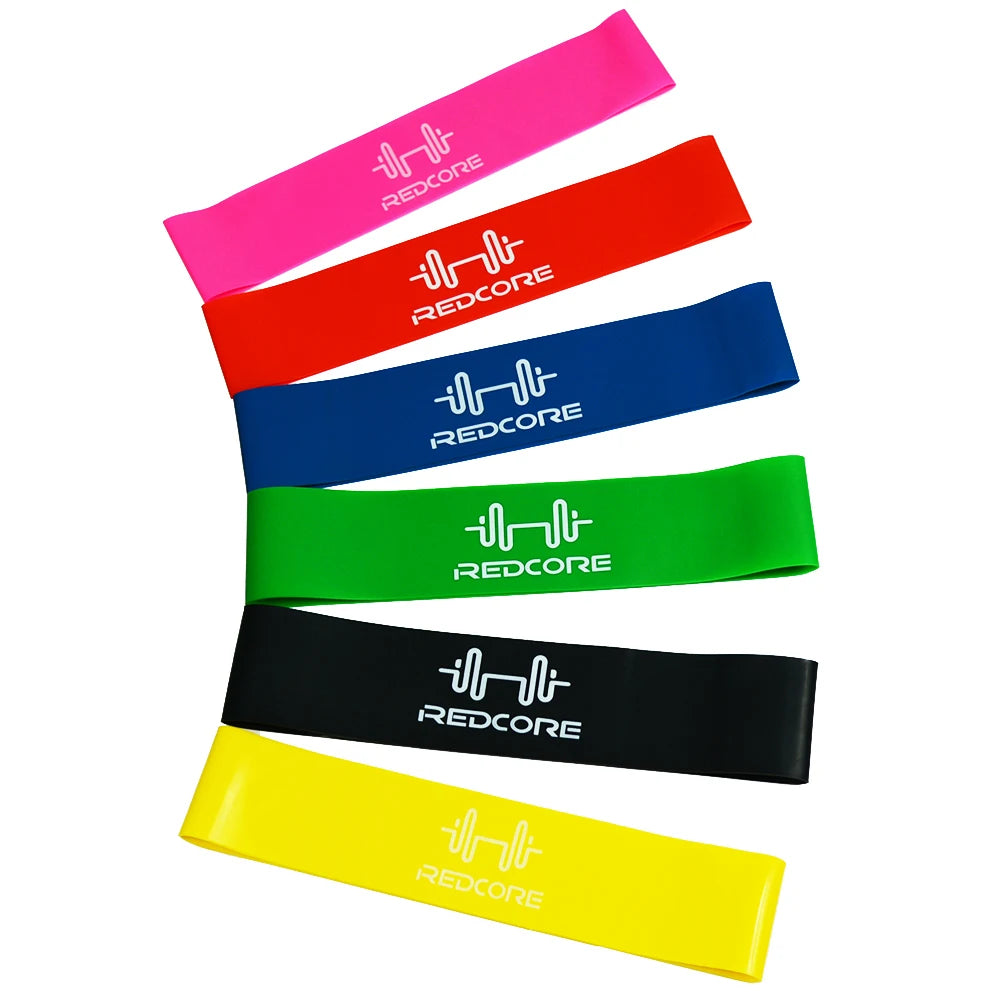 Natural Latex Mini Loop Resistance Bands for Yoga and Fitness