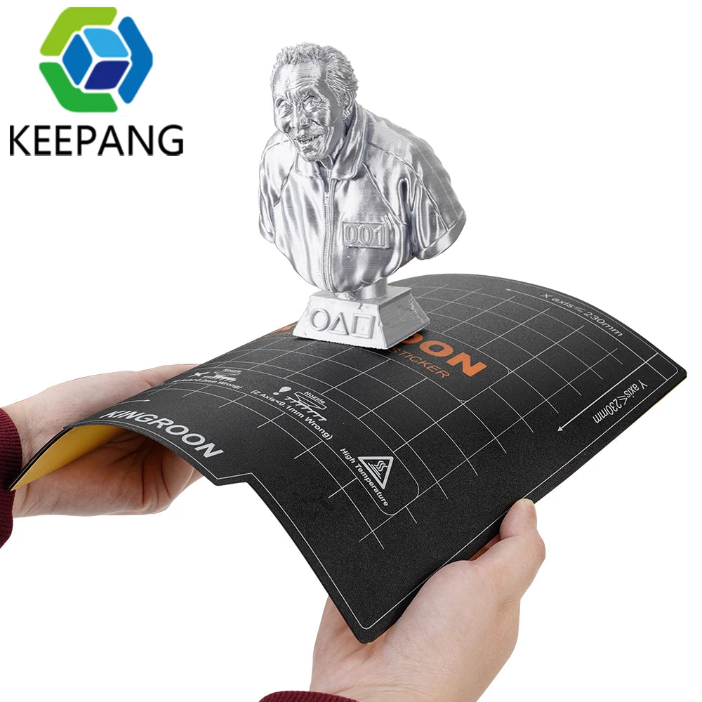 Placa magnética de cama caliente para impresora 3D, adhesivo de cama flexible, plataforma de impresión 3D de 235*235 mm y 310*310 mm para Ender 3 pro, Ender 5 y KP3S