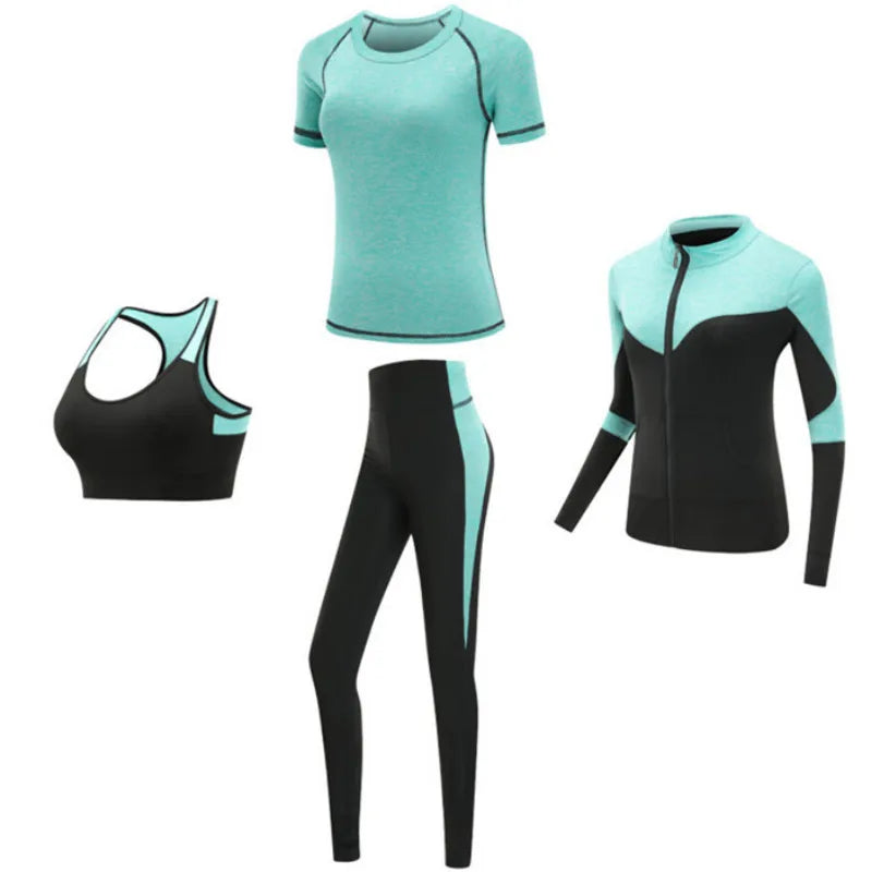 Conjunto de yoga de mujer, top y leggings
