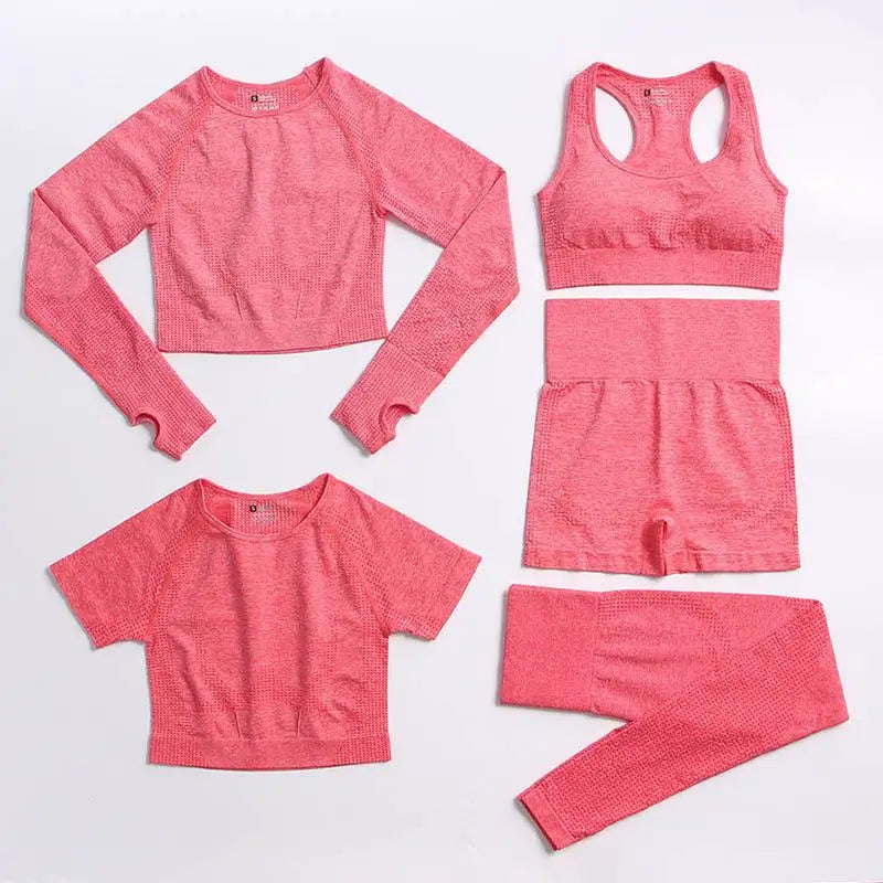 Conjunto de yoga de mujer, top y leggings