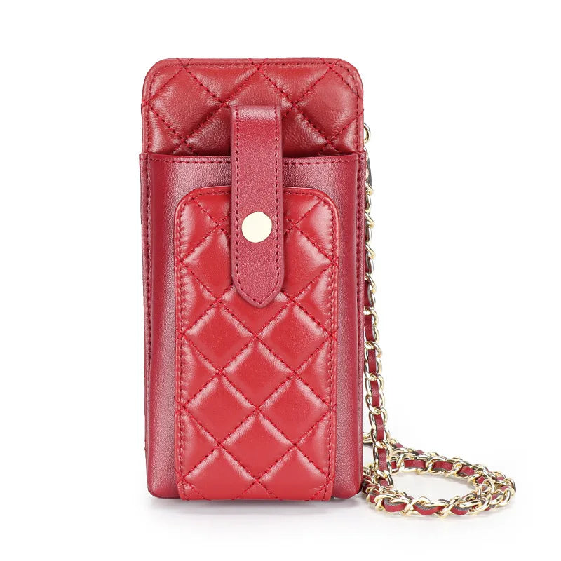 2023 Luxury Brand Handbag Lady Caviar Bag Designer Purse Women Top Quality Sheepskin Crossbody Bag Shoulder Bags Cellphone Pouch