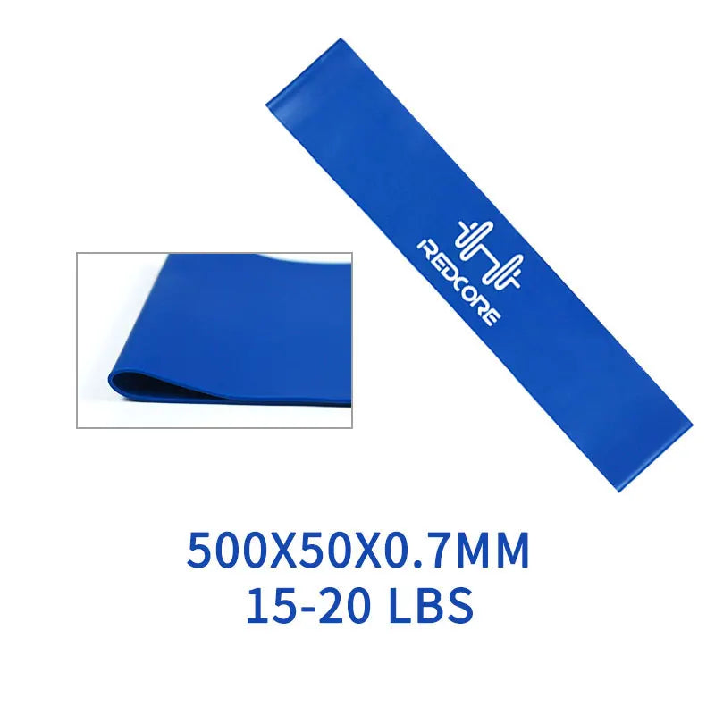 Natural Latex Mini Loop Resistance Bands for Yoga and Fitness
