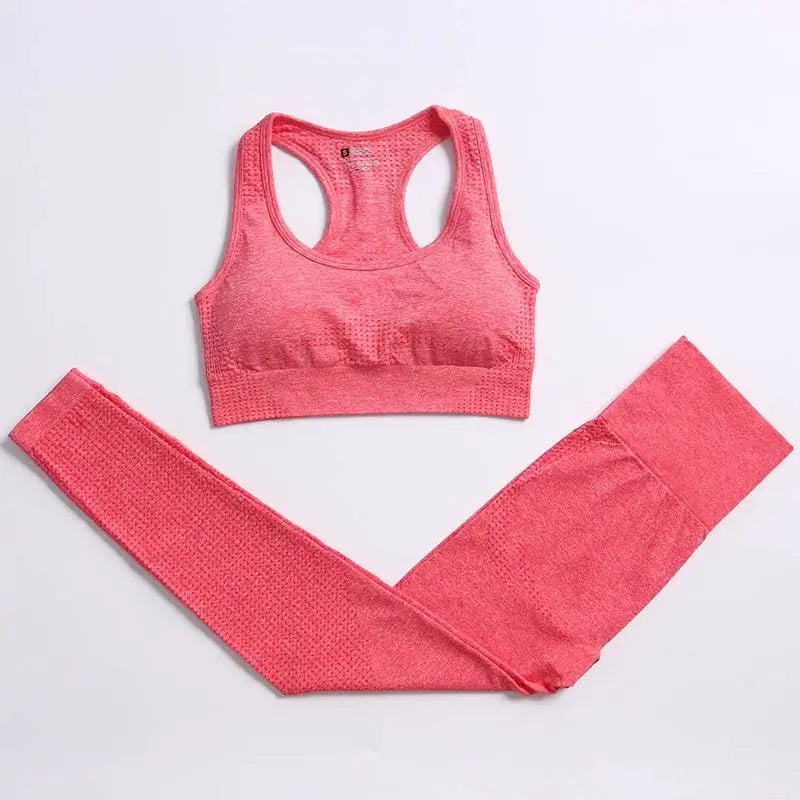 Conjunto de yoga de mujer, top y leggings