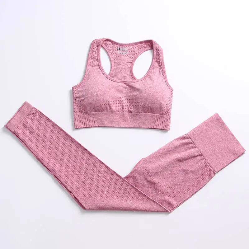 Conjunto de yoga de mujer, top y leggings