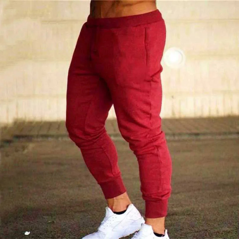 Pantaloni jogger uomo in cotone con coulisse