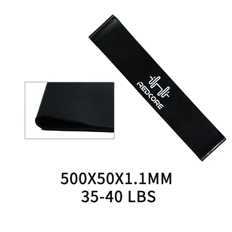 Natural Latex Mini Loop Resistance Bands for Yoga and Fitness