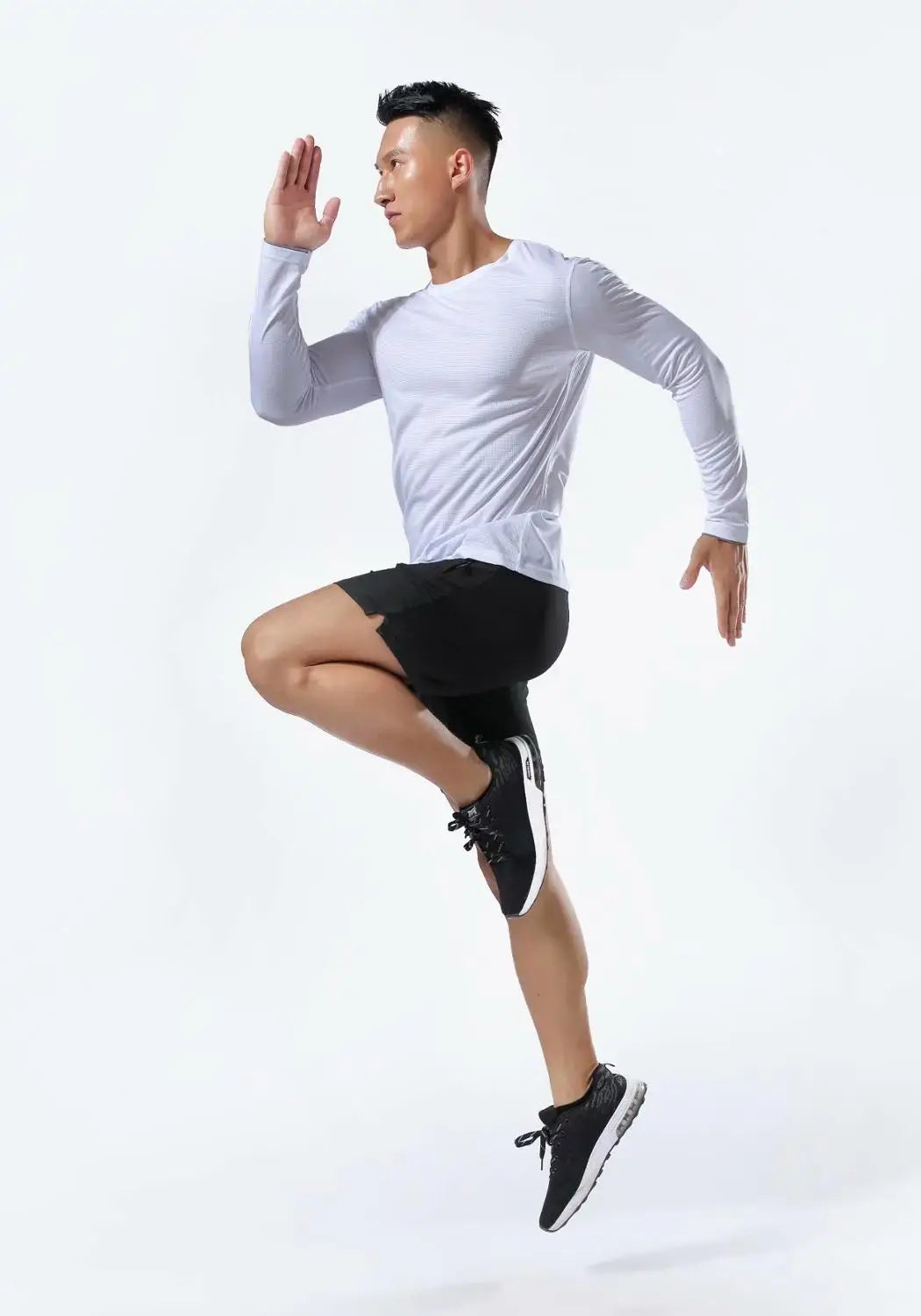 Maglia sportiva uomo a maniche lunghe