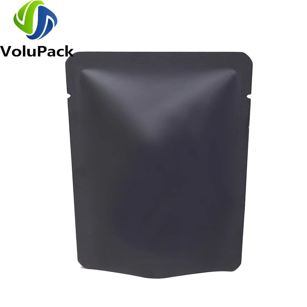 Sachets à café haute qualité sous vide thermoscellés, ouverture supérieure avec encoche, sachets mats poudrés, emballage en Mylar aluminium écologique et anti-odeurs