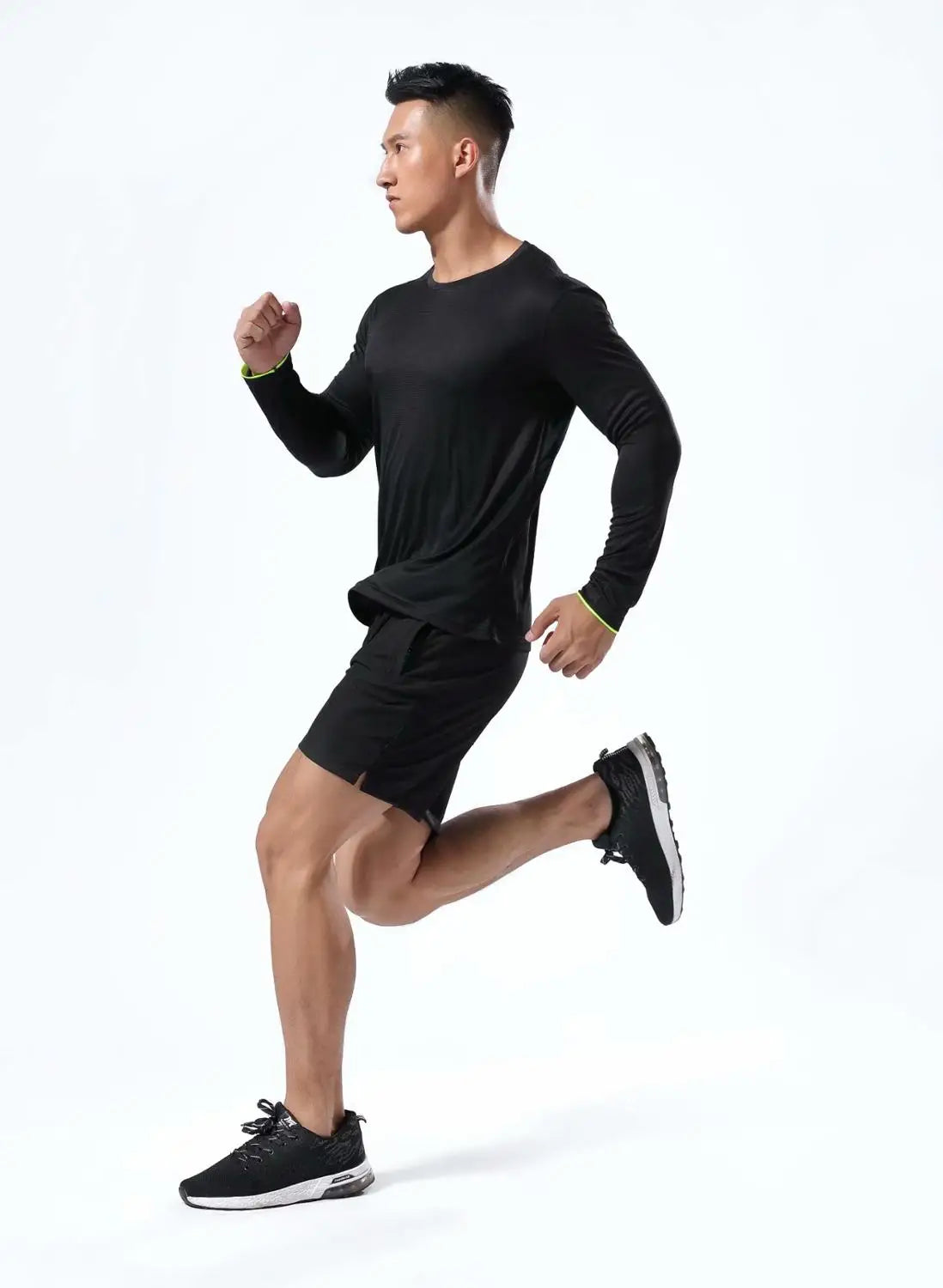 Maglia sportiva uomo a maniche lunghe