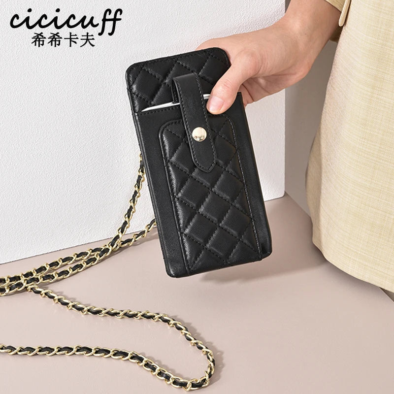 2023 Luxury Brand Handbag Lady Caviar Bag Designer Purse Women Top Quality Sheepskin Crossbody Bag Shoulder Bags Cellphone Pouch