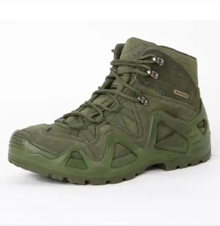 Men's Military Army Fans Combat Tactical Desert Boots Outdoor Swat Hunting Hiking Climbing Training Waterproof Sports Male Shoes