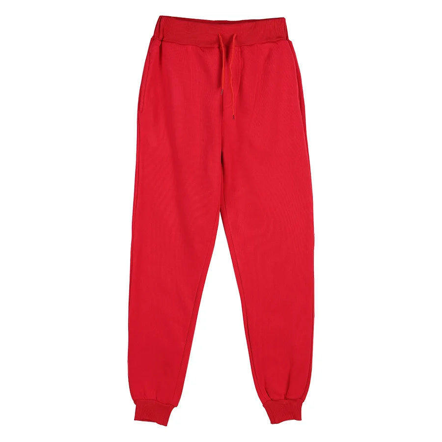 Pantaloni sportivi in poliestere con coulisse