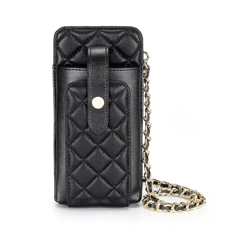 2023 Luxury Brand Handbag Lady Caviar Bag Designer Purse Women Top Quality Sheepskin Crossbody Bag Shoulder Bags Cellphone Pouch