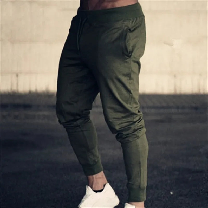 Pantaloni jogger uomo in cotone con coulisse