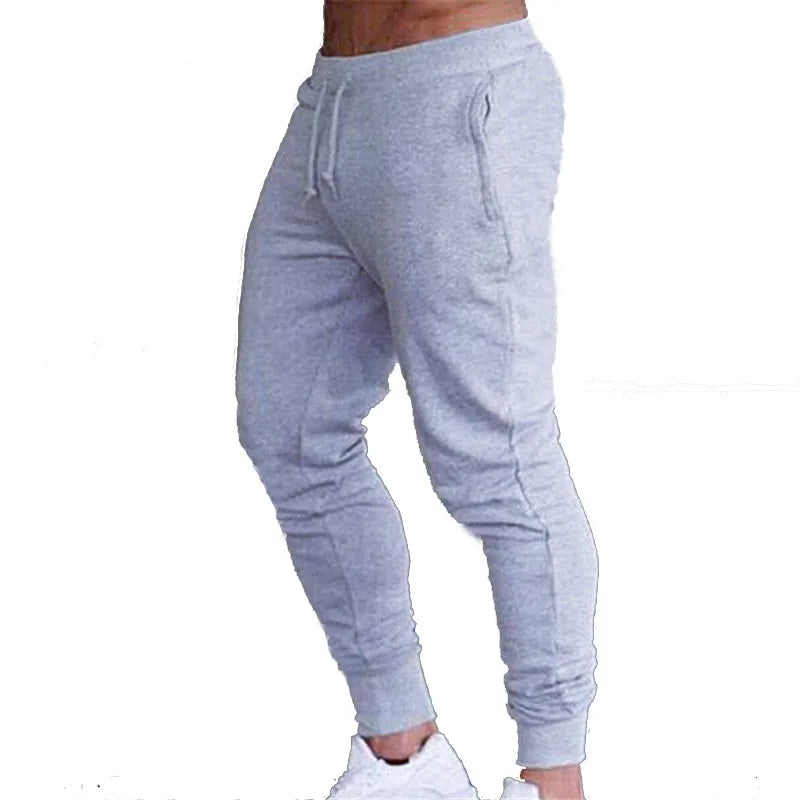 Pantaloni jogger uomo in cotone con coulisse
