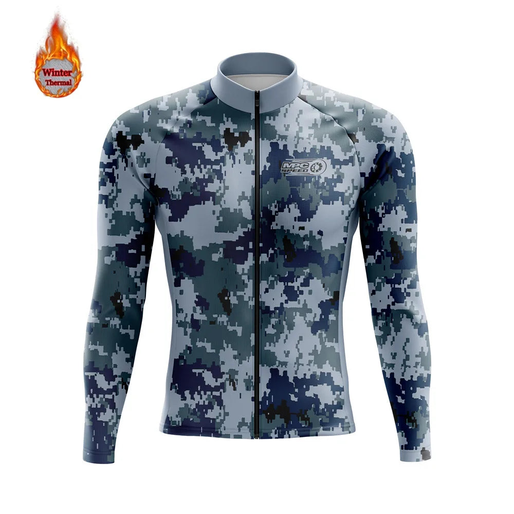 Herren-Radjacke mit langen Ärmeln