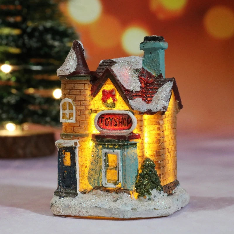 Decoraciones de luces navideñas para el hogar, adornos infantiles, regalo de Navidad y Año Nuevo 2025, decoración de dormitorio, luz nocturna con pilas