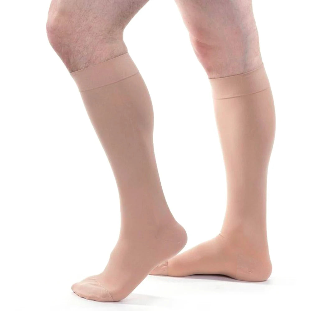 Kompressionsstrümpfe 30–40 mmHg für Damen und Herren, fester, abgestufter Halt bei Krampfadern, Ödemen und Schwellungen, während der Schwangerschaft und zur Erholung