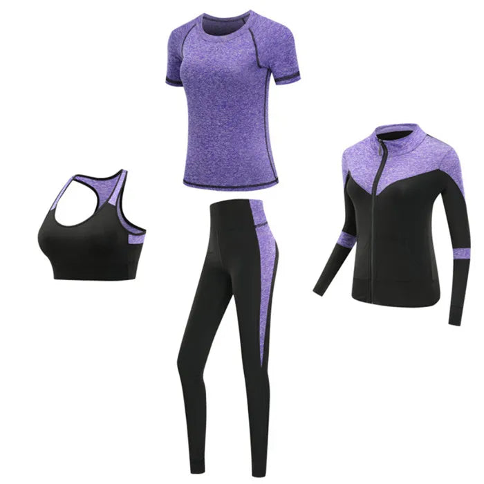 Conjunto de yoga de mujer, top y leggings