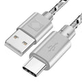 OLAF Nylon Braided USB Type C Cable 1M 2M 3M Data Sync Fast Charging USB C Cable For Samsung S9 S10 Xiaomi mi9 mi8 Huawei Type-c