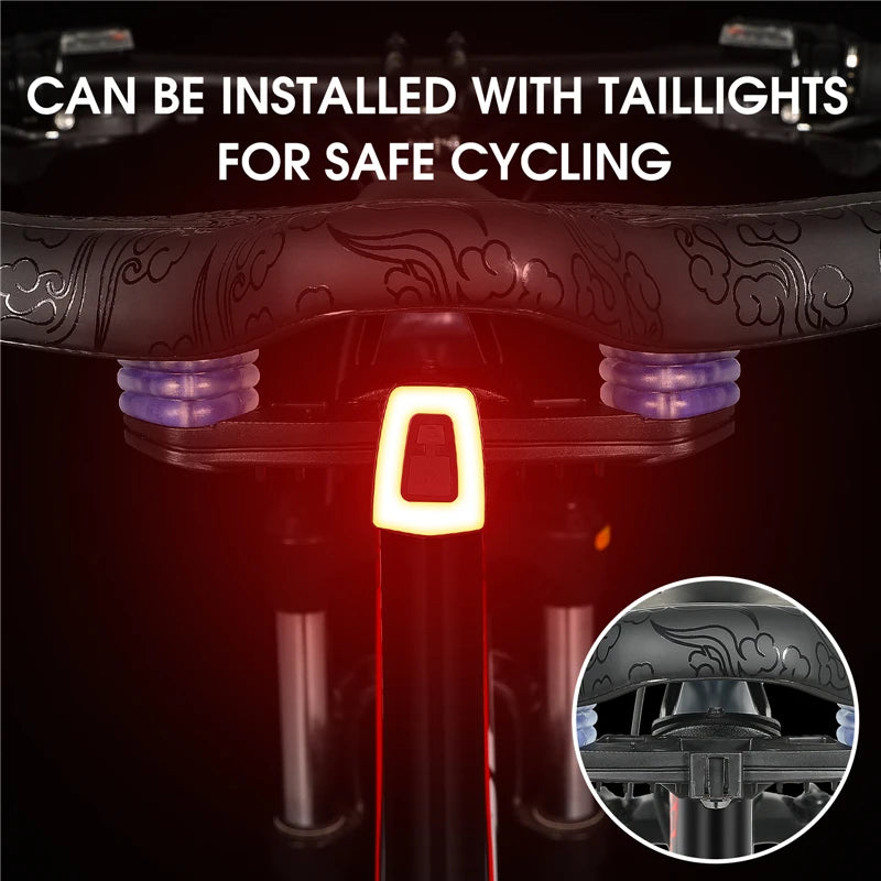 WEST BIKING Sillín ergonómico ancho para bicicleta con acolchado cómodo, sillín transpirable y antichoque para MTB y bicicleta de carretera