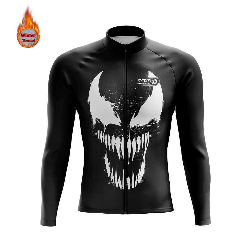 Herren-Radjacke mit langen Ärmeln