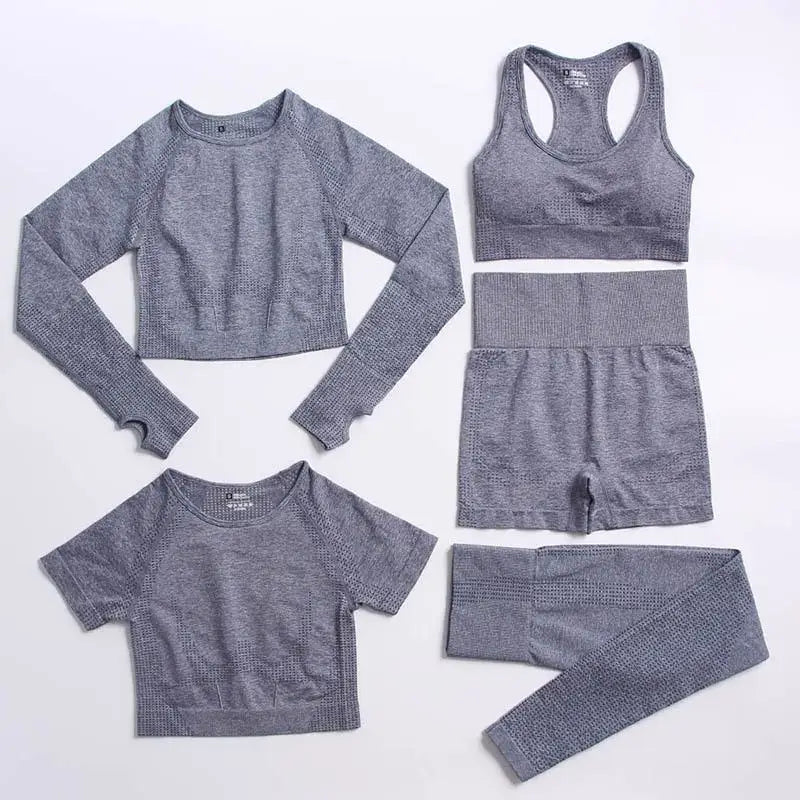 Conjunto de yoga de mujer, top y leggings