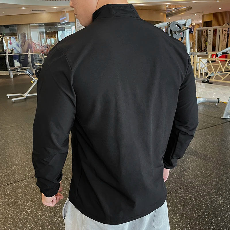 Giacca sportiva uomo con collo alto