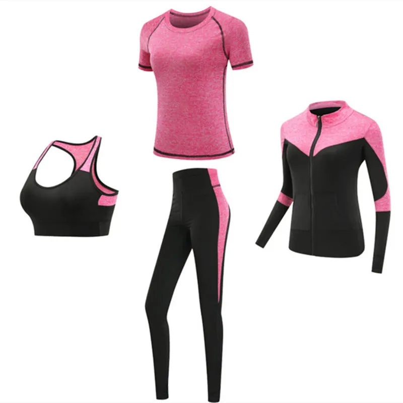 Conjunto de yoga de mujer, top y leggings