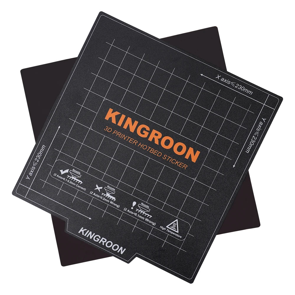 Placa magnética de cama caliente para impresora 3D, adhesivo de cama flexible, plataforma de impresión 3D de 235*235 mm y 310*310 mm para Ender 3 pro, Ender 5 y KP3S