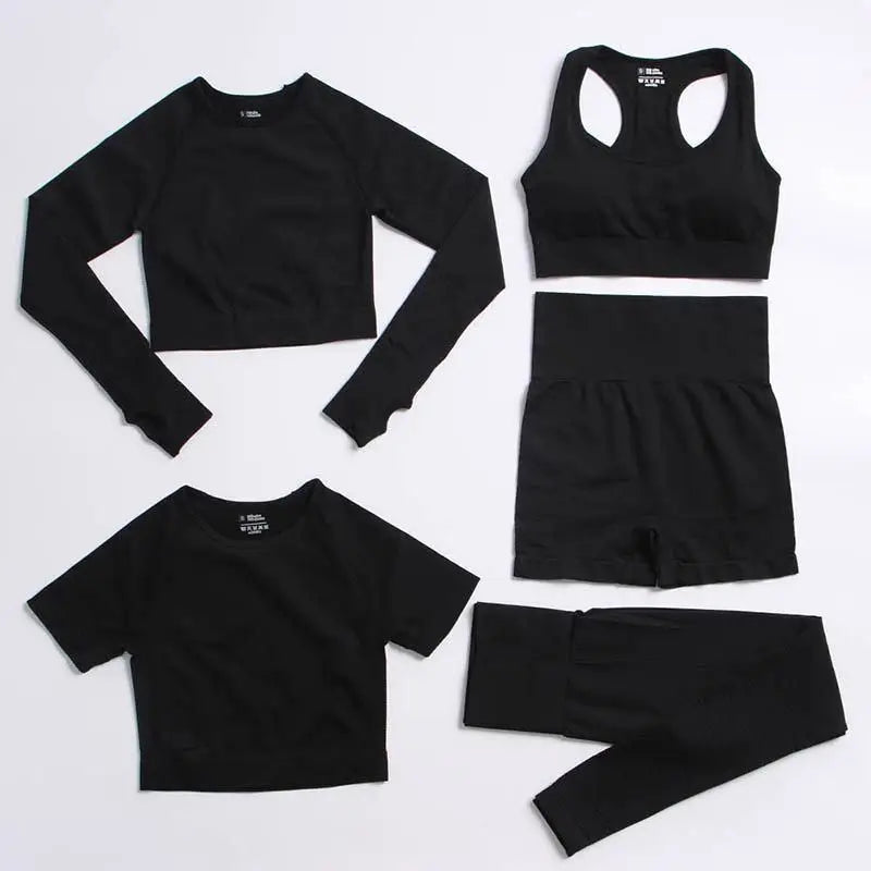 Conjunto de yoga de mujer, top y leggings