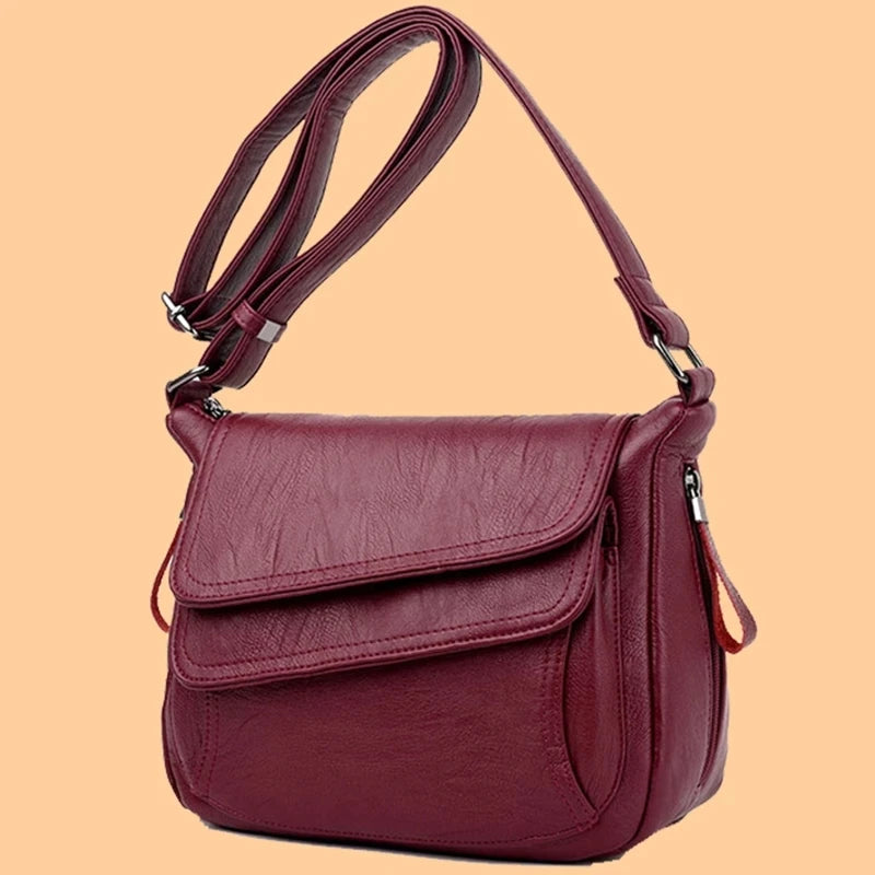 Luxury Designer Handbag High Quality Soft Leather Purses And Handbags Casual Shoulder Messenger Bags for Women 2026 New Sac