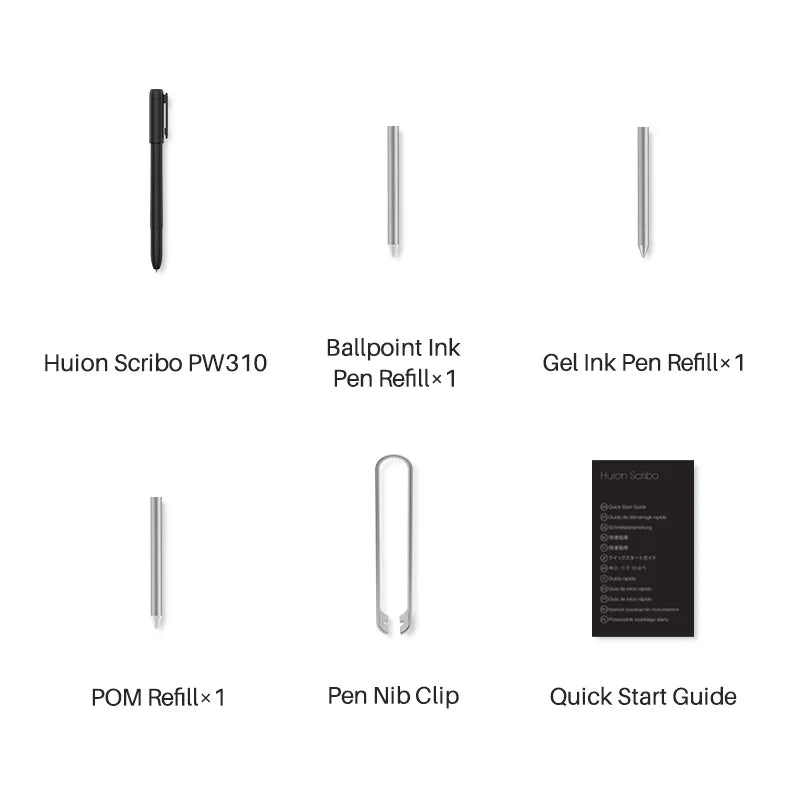 Penna digitale HUION PW310 per tavolette grafiche compatibili