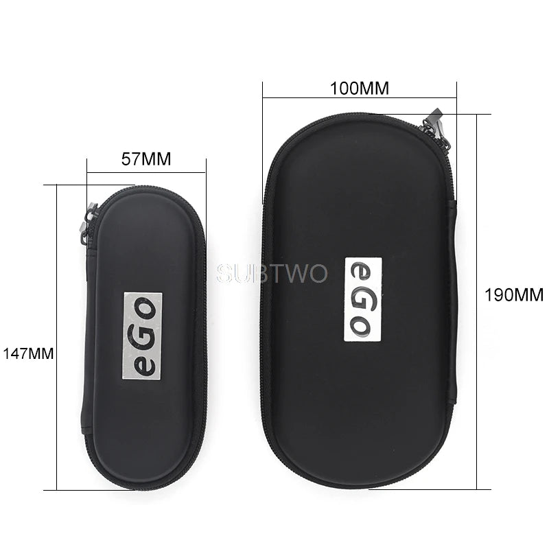 Leder-Ego-Reißverschluss-Etui für Ego Evod CE4 Protank Ego Start-Kits E-Zigaretten-Verpackung Vape-Mods elektronische Zigaretten Vaporizer-Pens