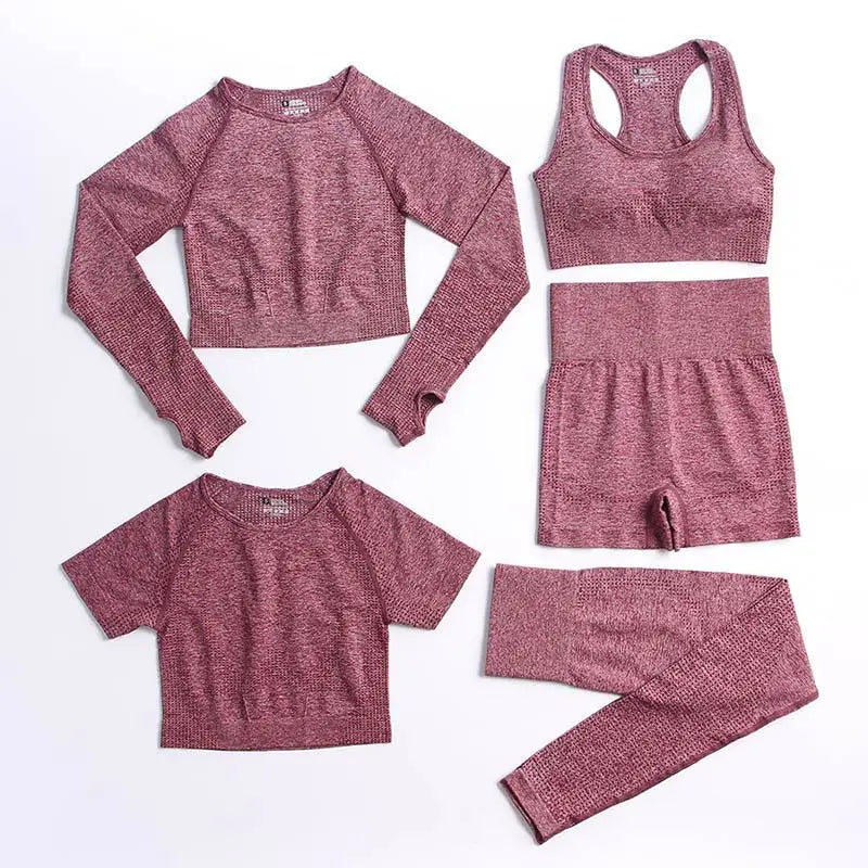 Conjunto de yoga de mujer, top y leggings
