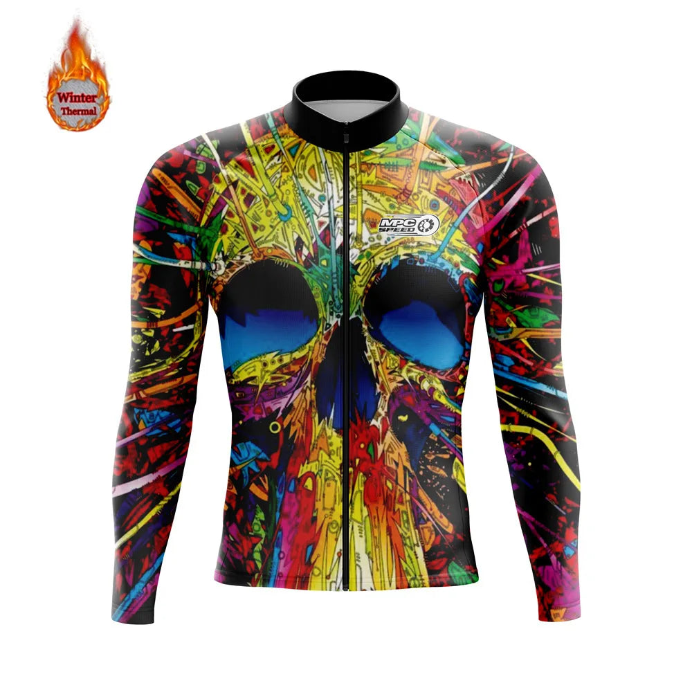 Herren-Radjacke mit langen Ärmeln