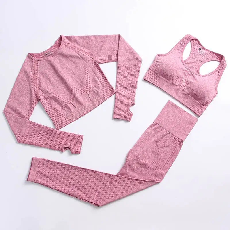 Conjunto de yoga de mujer, top y leggings