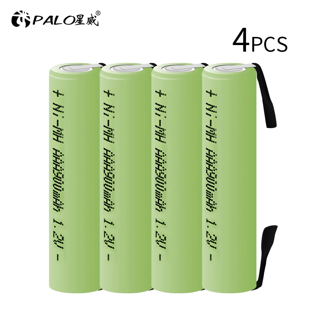 100% Original AAA wiederaufladbare Batterie 1,2 V 900 mAh Ni-MH-AAA-Batterien für Fernbedienung, elektronisches Spielzeug, LED-Lampe, Rasierer, Radio