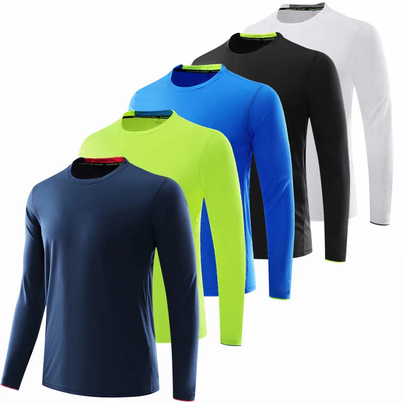 Maglia sportiva uomo a maniche lunghe