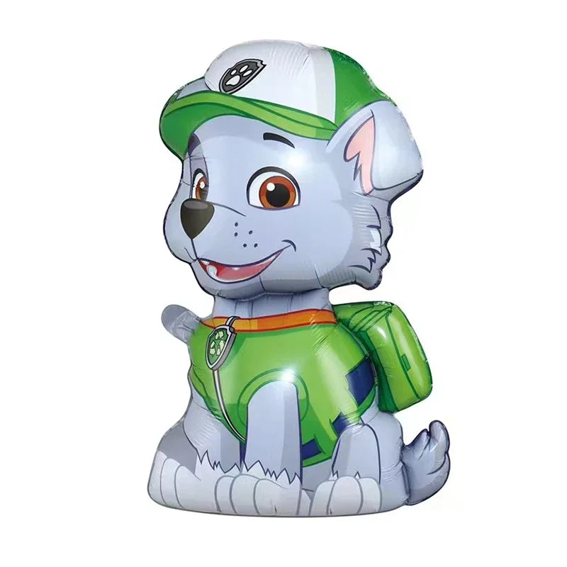 8-teiliges neues PAW Patrol Geburtstag-Dekorations-Set mit Ballons, Folienballons Chase, Marshall und Skye für Kinderpartys