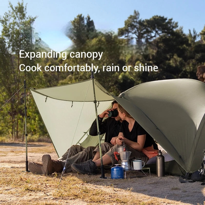 Naturehike Mongar PRO Camping Tent 2 People Trekking Backpacking Shelter Tent 20D Nylon Waterproof Ultralight Outdoor Hiking