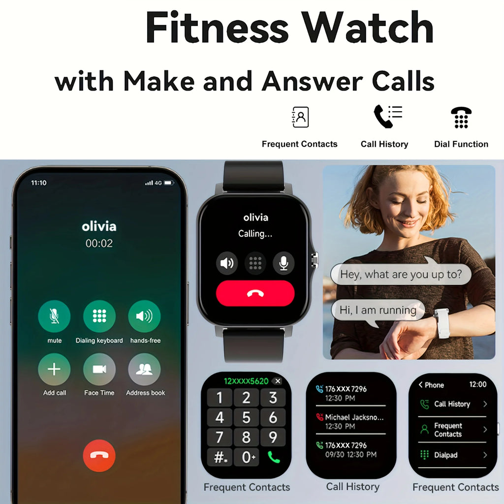 ERUN 1.83-Inch Bluetooth Calling Smartwatch