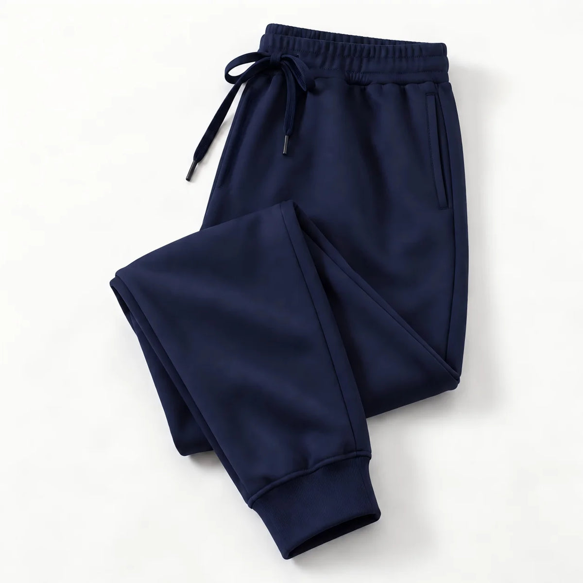 Pantaloni jogger uomo in pile con coulisse