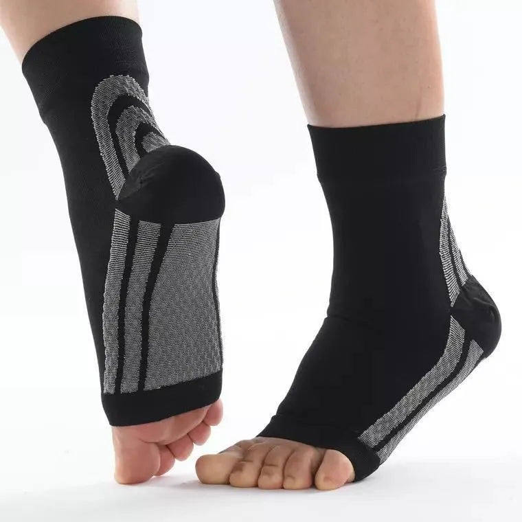 1 Paar Sport-Knöchelstützen, Kompressionssocken bei Plantarfasziitis, Achillessehnenentzündung, Gelenkschmerzen, Schwellungen und Fersensporn