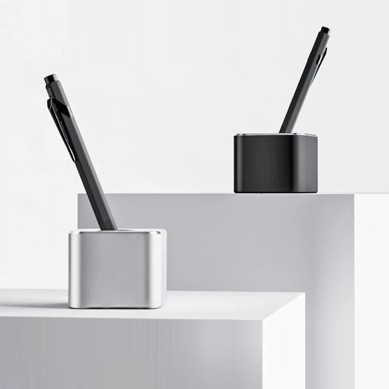 Aluminum Pen Holder with Non-Slip Base
