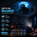 10 Halloween Pattern Projector Lights, Spooky Ceiling Decoration Ambient Lights