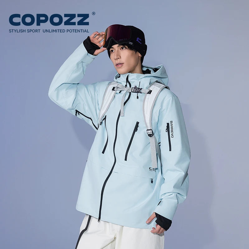Giacca da sci COPOZZ 24304 con cappuccio